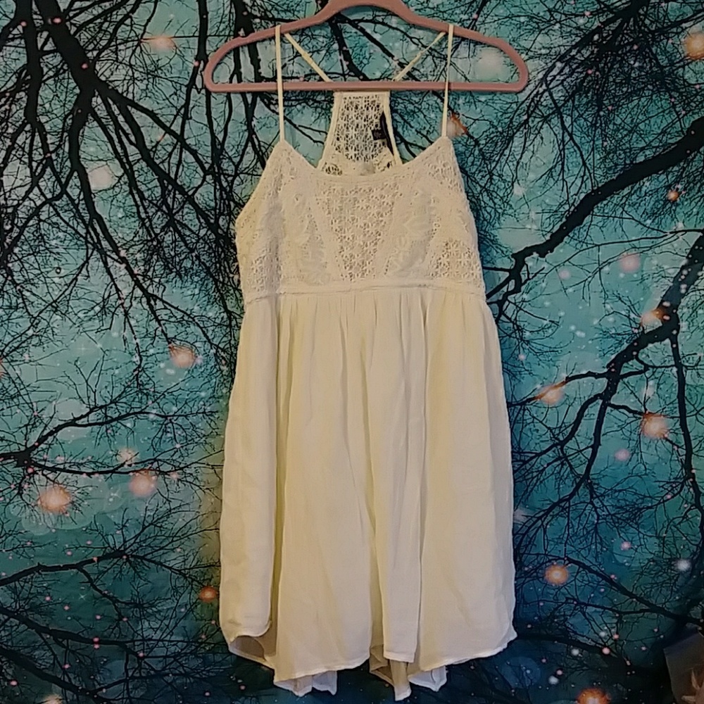 Cream colored dress